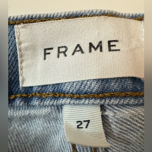 Frame Jeans “Le Pixie Slouch” in Limelight Clean NWOT - Picture 5 of 15